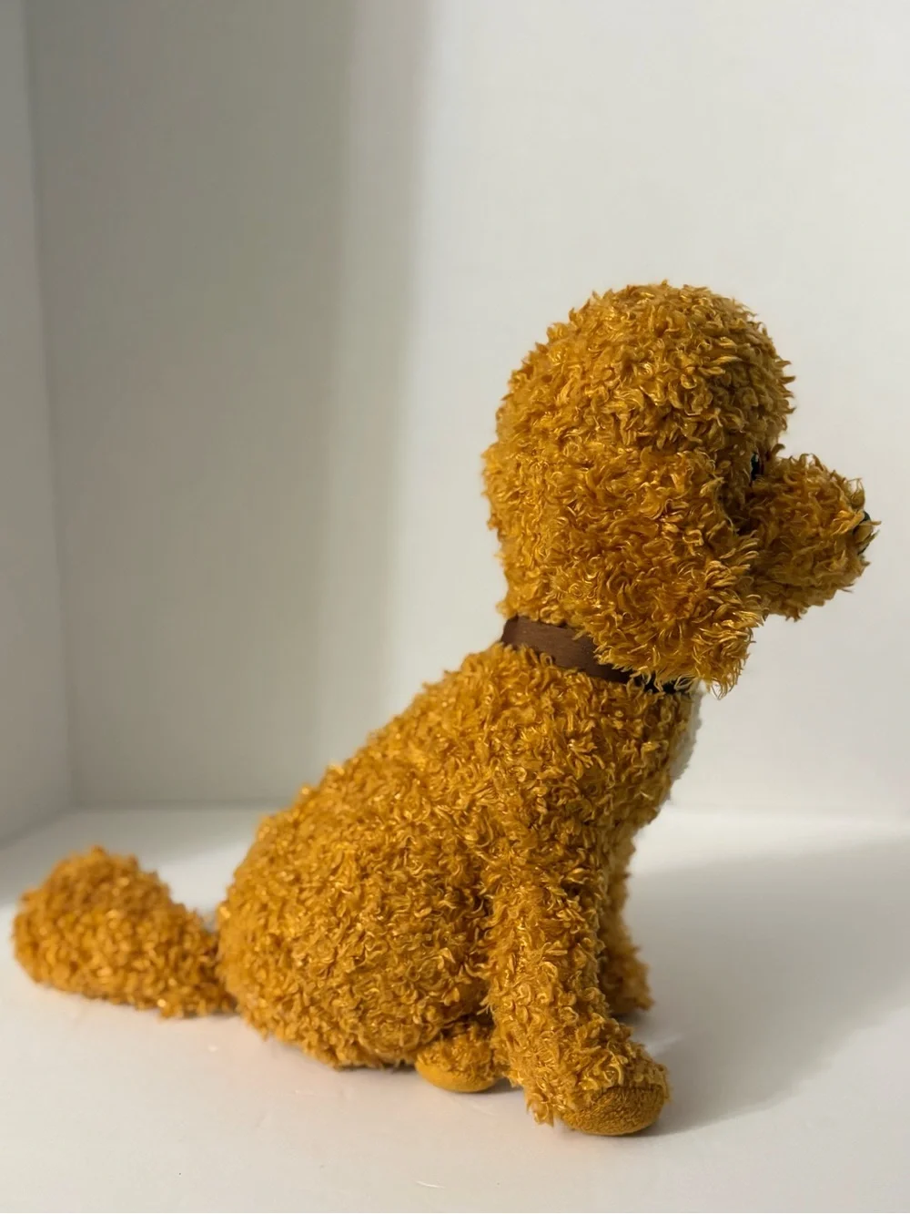 Disney Fancy Nancy Brown Dog Plush Stuffed Animal 11in 2014 MPN 1658A001 Sounds
